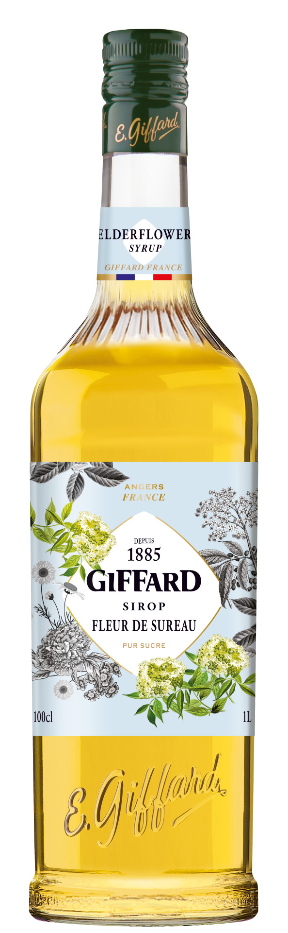 Giffard Mürver Çiçeği / Elder Flower Şurubu 1 Lt